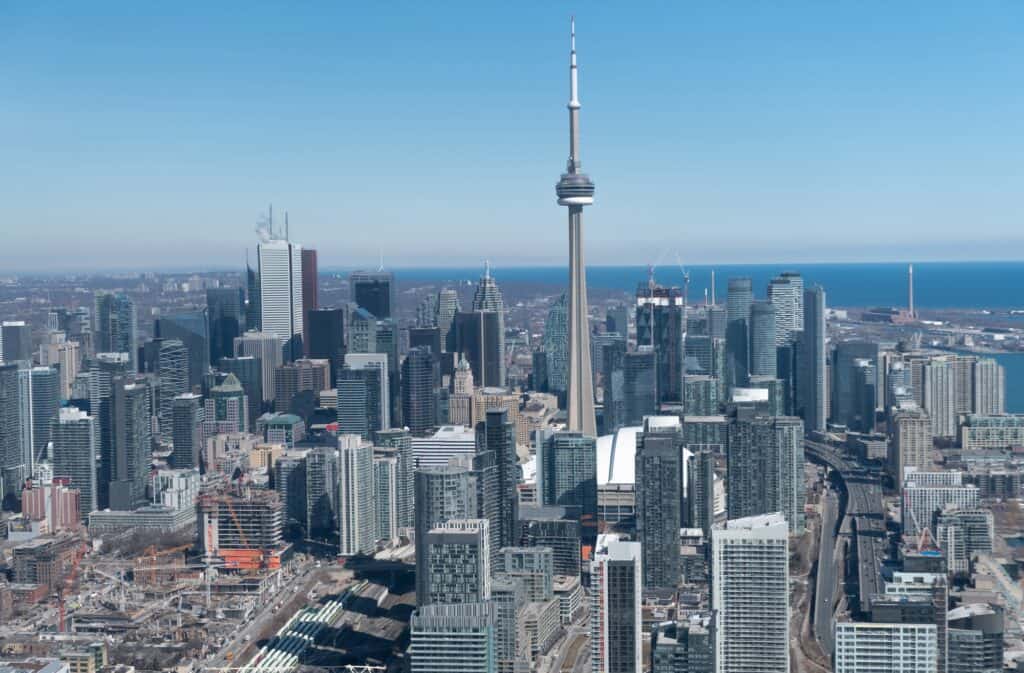 Toronto city skyline, Ontario, Canada
